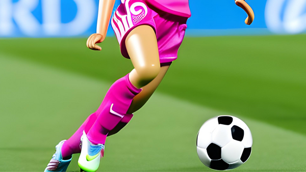 Esta Barbie es futbolista
